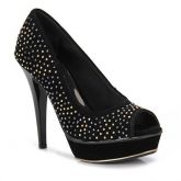 salto alto peep toe